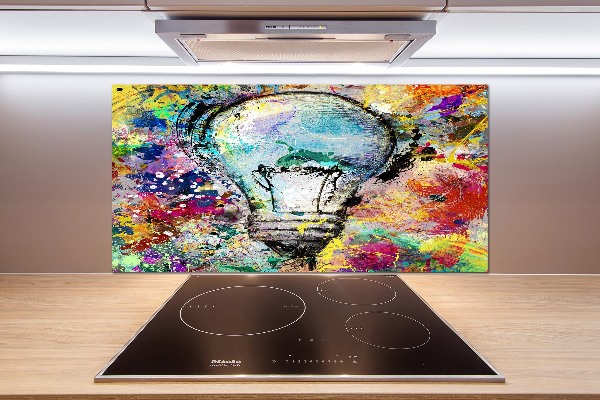 Splashback panel for kitchen Bulb