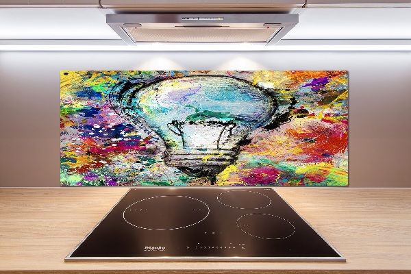 Splashback panel for kitchen Bulb