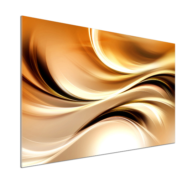 Kitchen wall panels Abstract waves