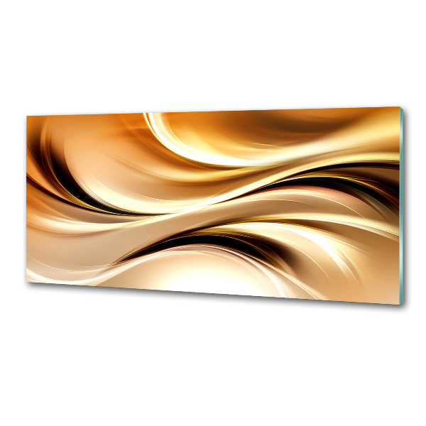 Kitchen wall panels Abstract waves