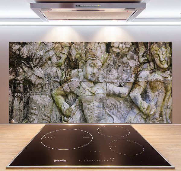 Cooker splashback Stone sculpture