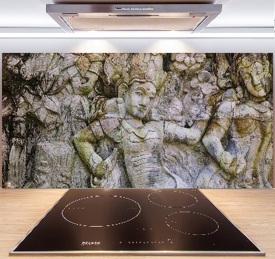 Cooker splashback Stone sculpture