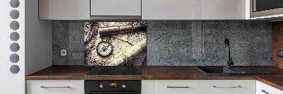 Cooker splashback Compass map of magnifier