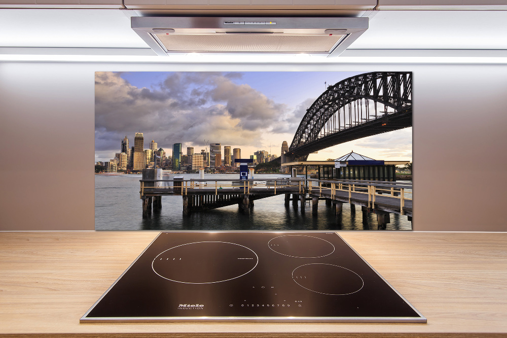 Cooker splashback Bridge in Sydney