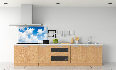 Kitchen splashback Clouds in the sky