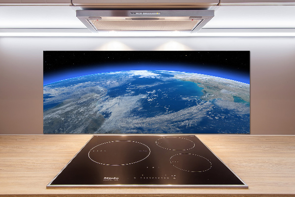 Cooker splashback Planet Earth