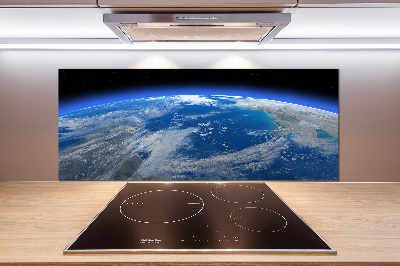 Cooker splashback Planet Earth