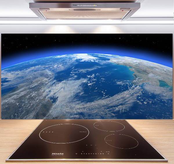 Cooker splashback Planet Earth