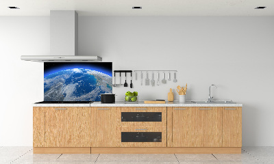 Cooker splashback Planet Earth