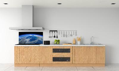 Cooker splashback Planet Earth