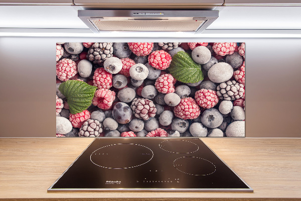 Cooker splashback Frozen forest fruit