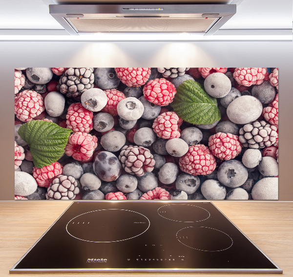 Cooker splashback Frozen forest fruit