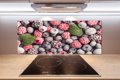 Cooker splashback Frozen forest fruit