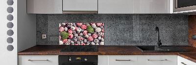 Cooker splashback Frozen forest fruit