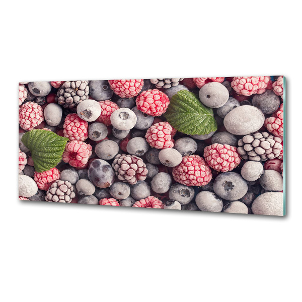 Cooker splashback Frozen forest fruit