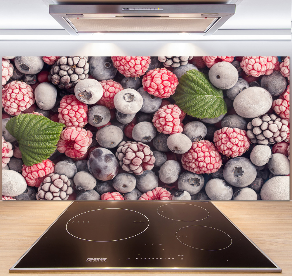 Cooker splashback Frozen forest fruit