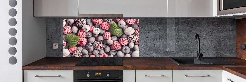 Cooker splashback Frozen forest fruit