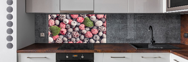 Cooker splashback Frozen forest fruit