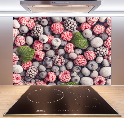 Cooker splashback Frozen forest fruit