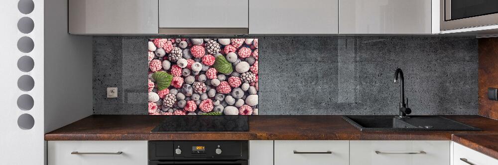 Cooker splashback Frozen forest fruit