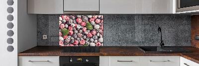 Cooker splashback Frozen forest fruit