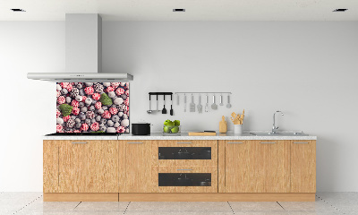 Cooker splashback Frozen forest fruit