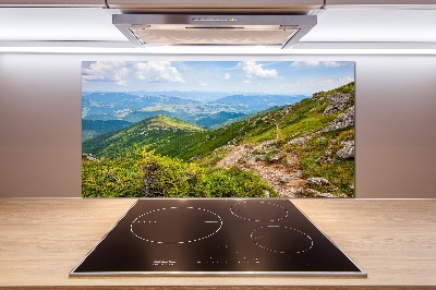 Kitchen splashback Green hills