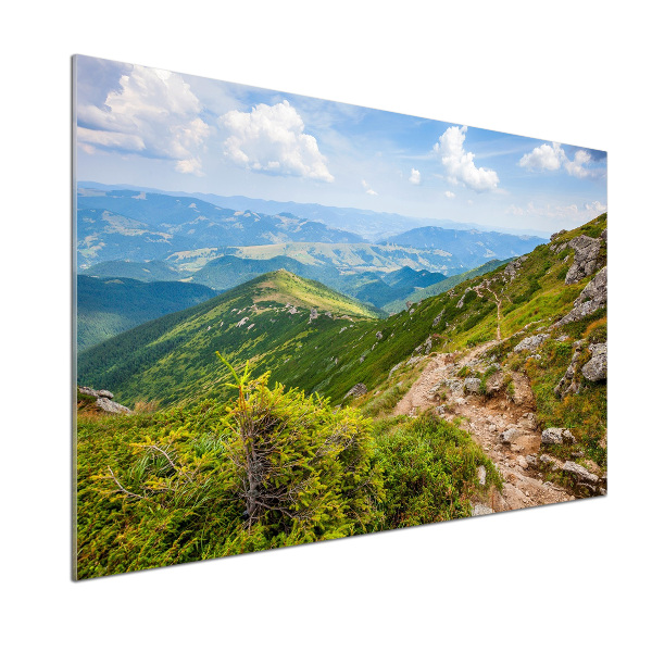 Kitchen splashback Green hills