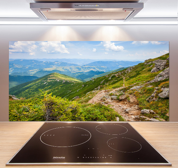 Kitchen splashback Green hills