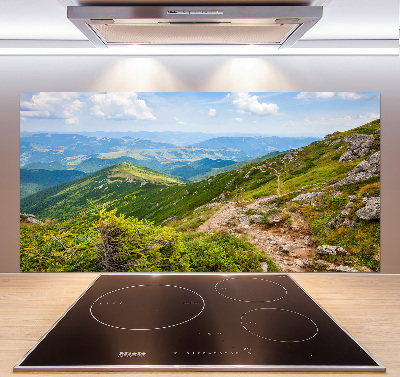 Kitchen splashback Green hills