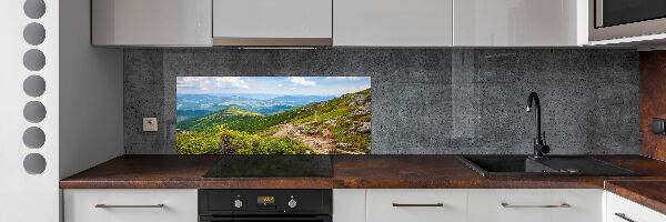 Kitchen splashback Green hills