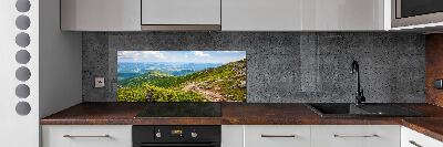 Kitchen splashback Green hills