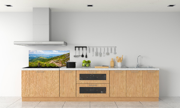 Kitchen splashback Green hills