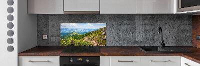 Kitchen splashback Green hills