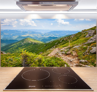 Kitchen splashback Green hills