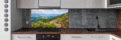 Kitchen splashback Green hills