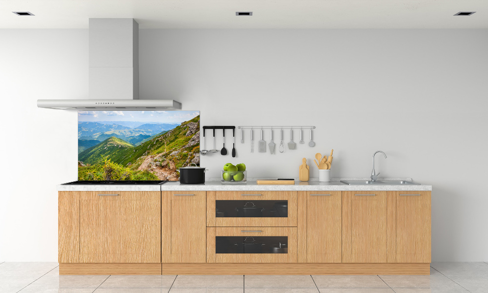 Kitchen splashback Green hills