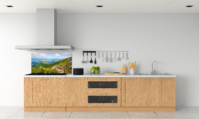 Kitchen splashback Green hills