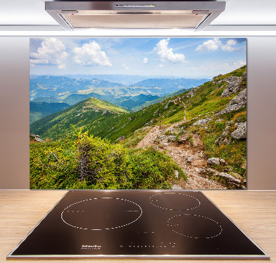 Kitchen splashback Green hills