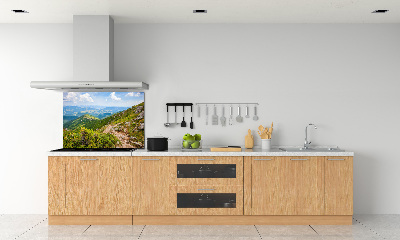 Kitchen splashback Green hills