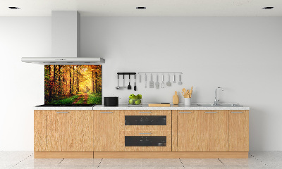 Kitchen splashback Forest in autumn