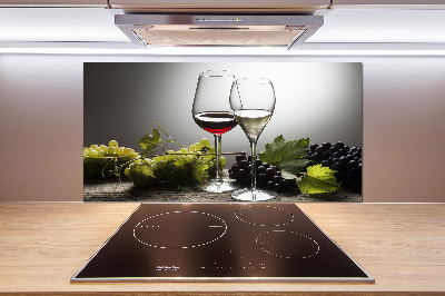 Cooker splashback Wine and grapes