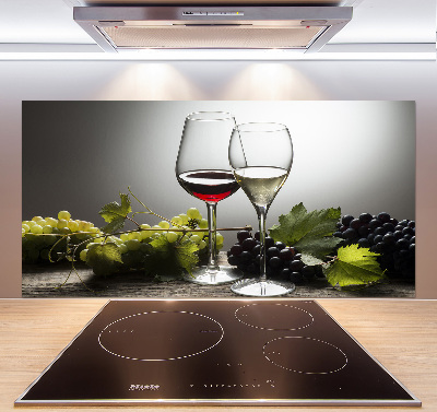 Cooker splashback Wine and grapes