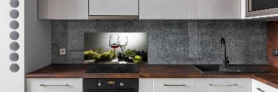 Cooker splashback Wine and grapes