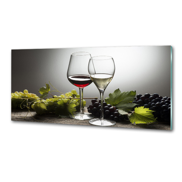 Cooker splashback Wine and grapes