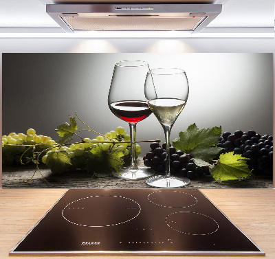 Cooker splashback Wine and grapes