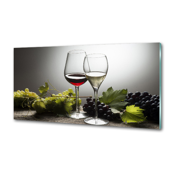 Cooker splashback Wine and grapes