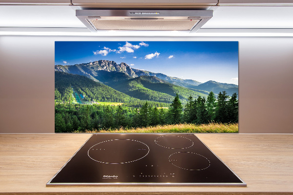 Kitchen splashback Hill in the Tatra Mountains