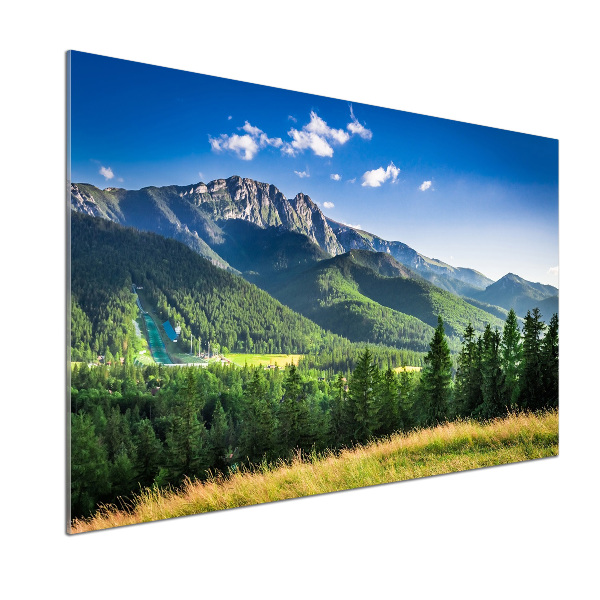 Kitchen splashback Hill in the Tatra Mountains