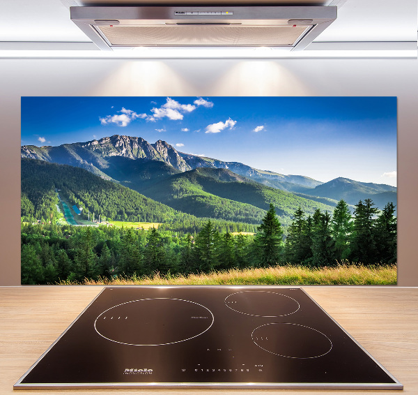 Kitchen splashback Hill in the Tatra Mountains